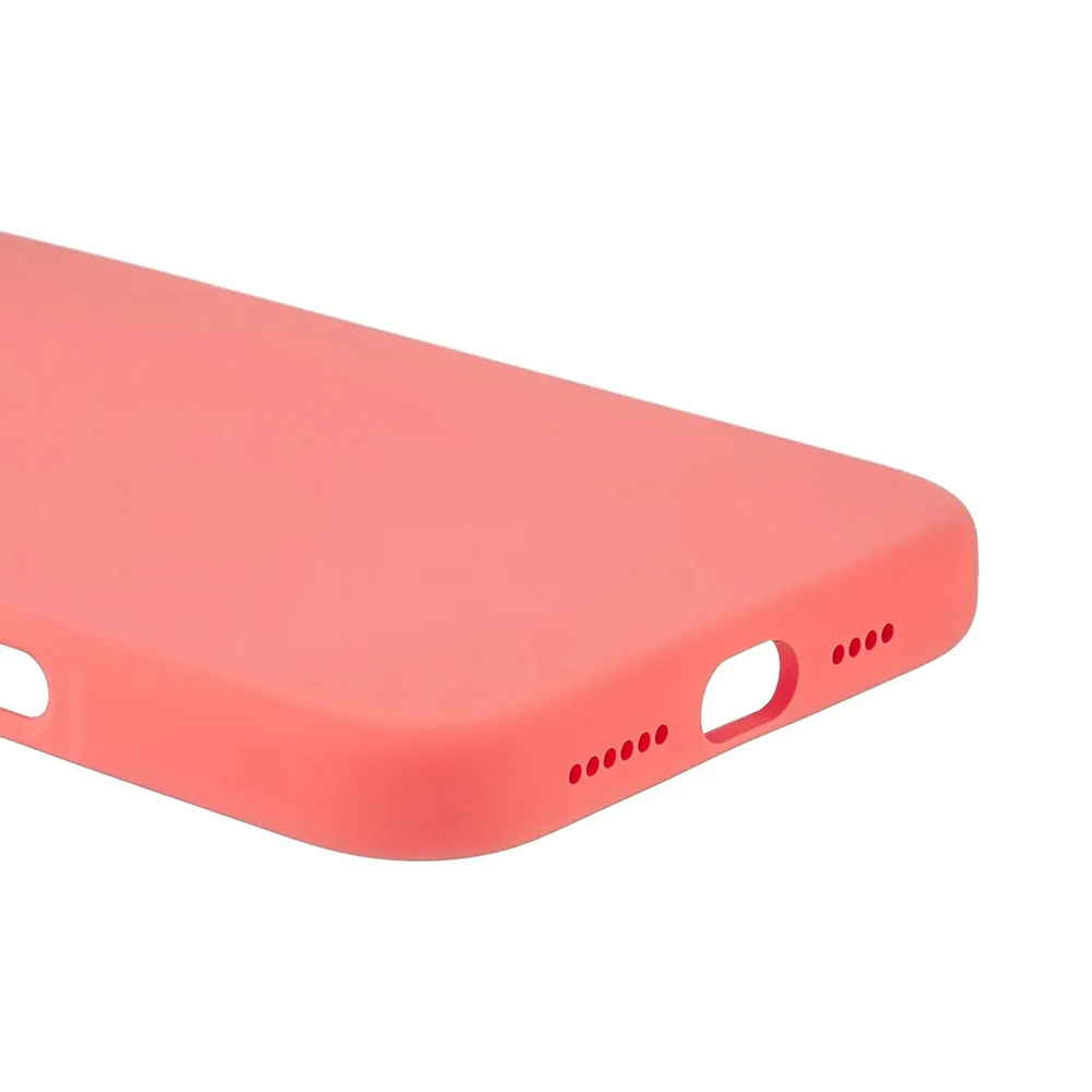 Чехол защитный uBear Touch Mag Case iPhone 16,силикон,софт-тач, коралловый